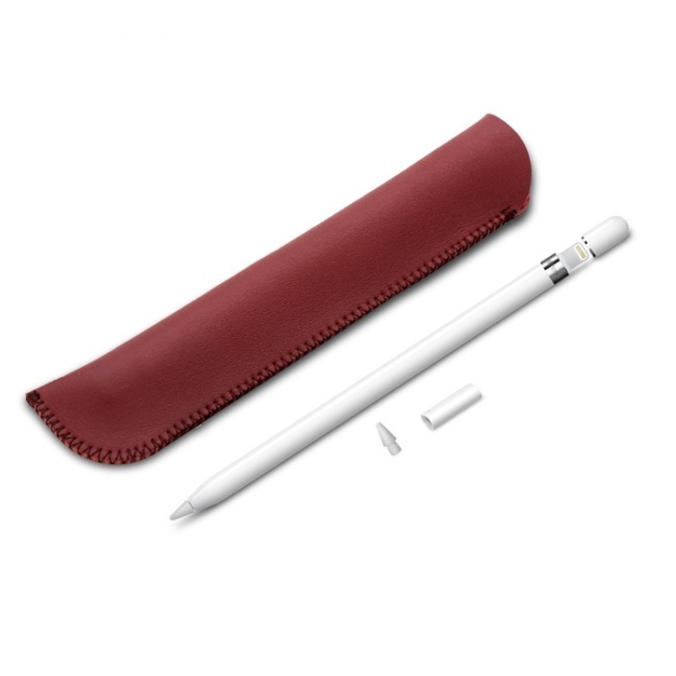 新品 HQ57 皮革質感 Apple Pencil 插入式電容筆保護套適用於 iPad Pro