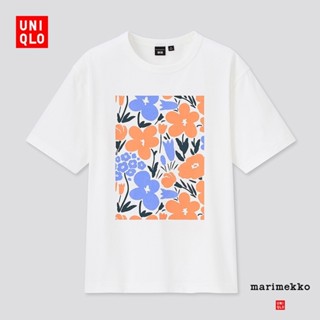Uniqlo Marimekko 女式 T 恤(短袖圓領印花) 440697 優衣庫