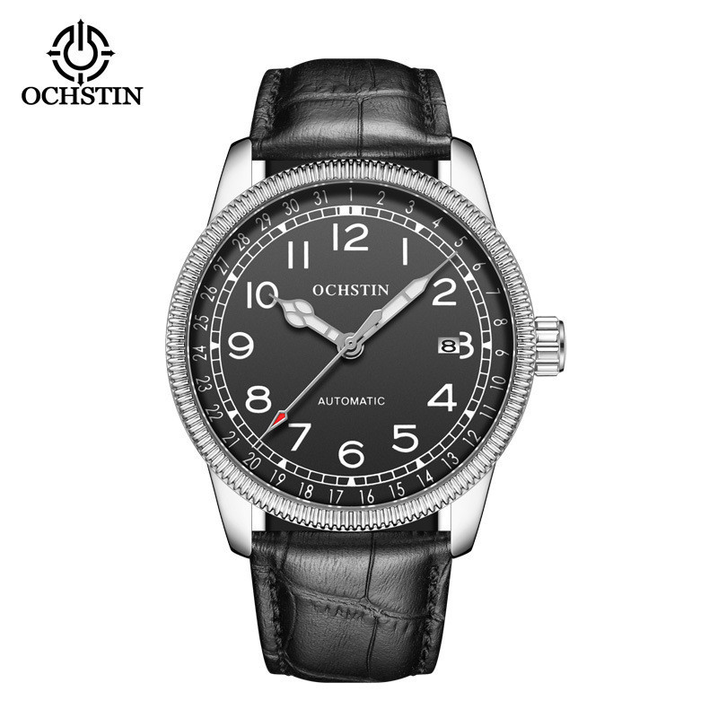 【 帕達數碼手錶專營店】OCHSTIN/奧古斯登新款全自動機械錶經典復刻日曆強效夜光機械男士手錶