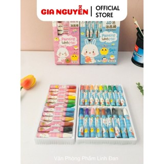 惠林油蠟筆盒12/18色6012/6018標準色無毒環保-Gia Nguyen
