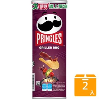 品客碳烤BBQ口味洋芋片 102G【二入組】【愛買】