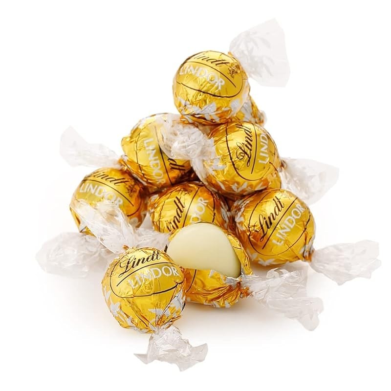 瑞士 LINDT 巧克力 LINDOR 白巧克力 7個裝點心 個別包裝 禮品 推廣活動 禮物 甜點