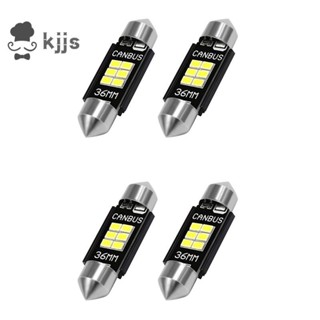 4x 極亮 400 流明 3020 芯片組 Canbus 無錯誤 LED 燈泡 36mm Festoon De3175