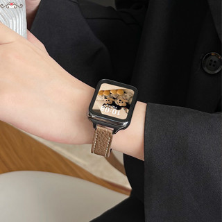 真皮荔枝紋磁吸錶帶 適用Redmi Watch 4 錶帶 小米手環8Pro錶帶 運動秋冬女款錶帶