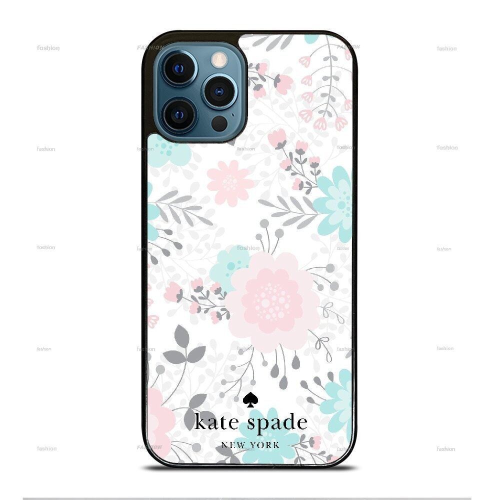 打印 Kate Spade 10 手機殼防摔保護套 TPU 適用於 IPhone XR XS 13 14 15 Pro