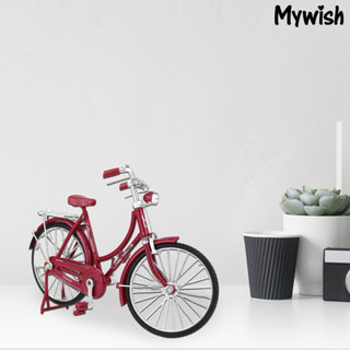 【萌寶屋】diy合金車玩具經典復古迷你的腳踏車模型小型指尖腳踏車收集書架展示禮物