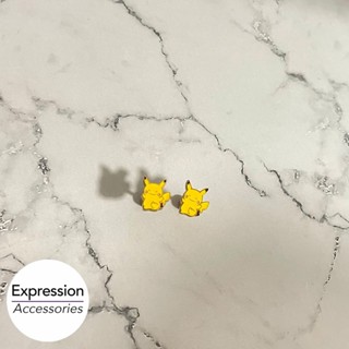 Pikachu Stainless Steel Earrings | 皮卡丘不鏽鋼耳環