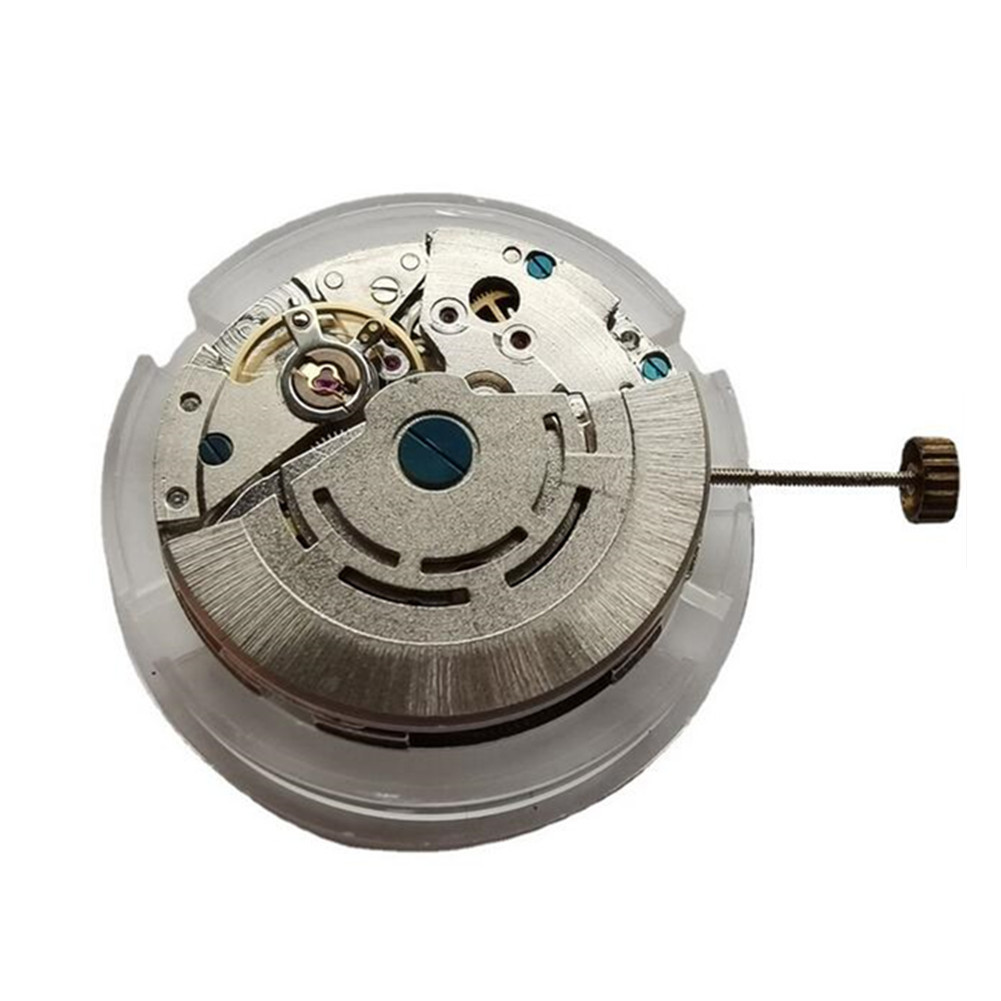 Sbpj 手錶自動機械機芯黑色單日曆 3 指針 3 點鐘/6 點鐘適用於 2813 8215 機芯