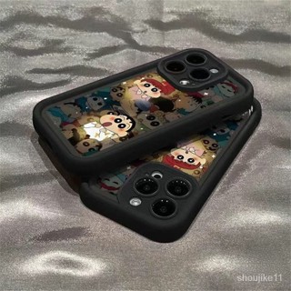 發光小新蘋果14promax手機殼iphone14pro13/12矽膠軟殼new15pro防摔pgio