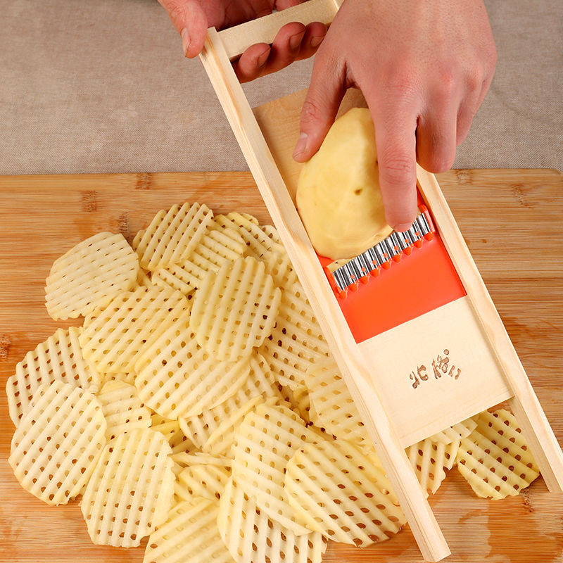 土豆切片器切薯格神器網格擦網格刀切菜器波浪刀切花刀