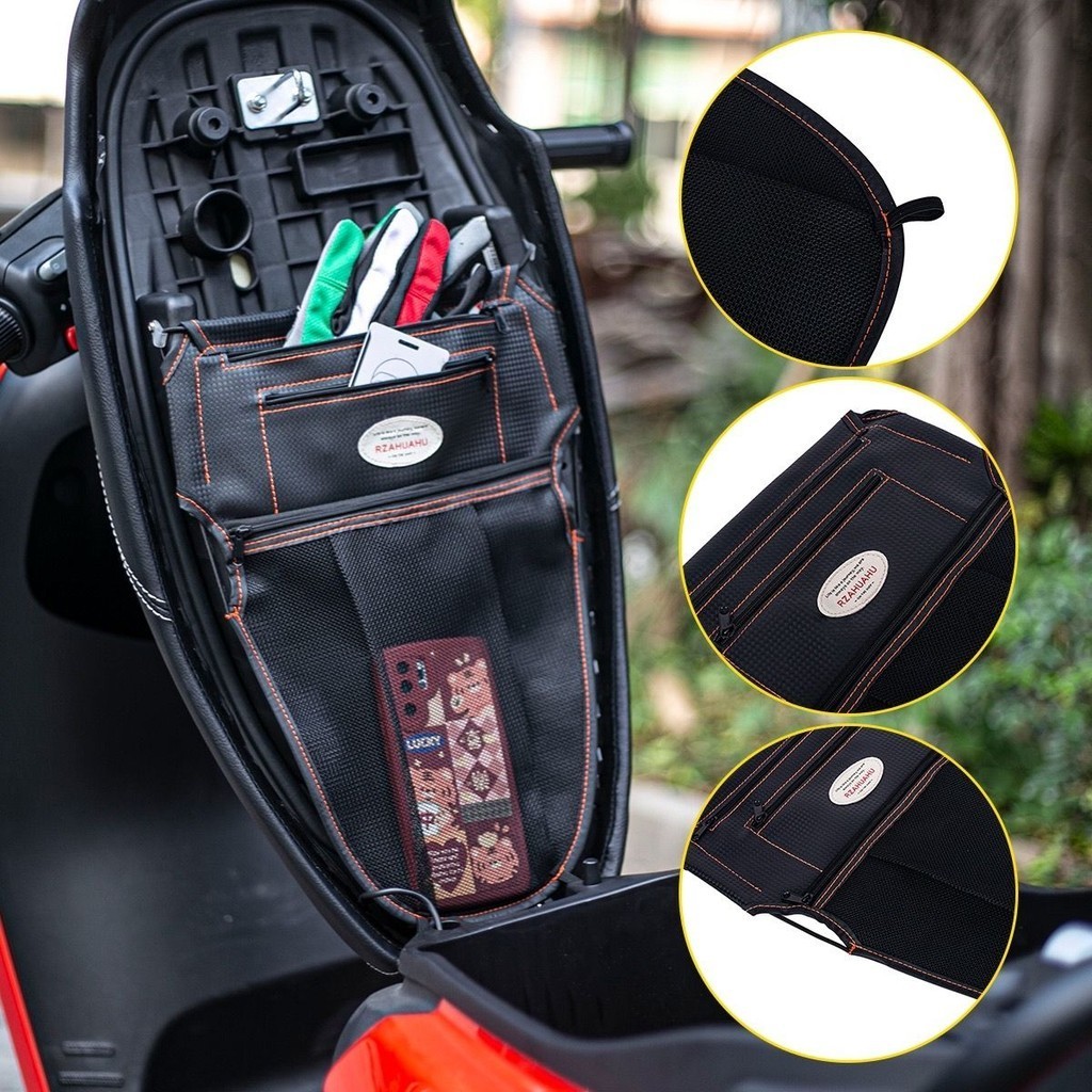🔥品質優選🔥電動車摩托車改裝配件踏板車收納袋 雜物包座包置物歸納袋電動方便