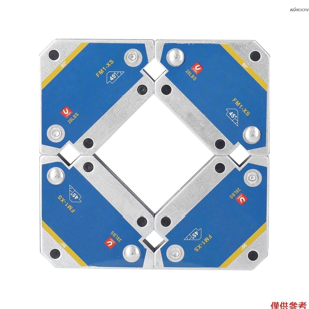 4pcs 磁性焊接固定器 45° 90° 135° 多角度磁鐵焊接定位器鐵氧體輔助定位器工具