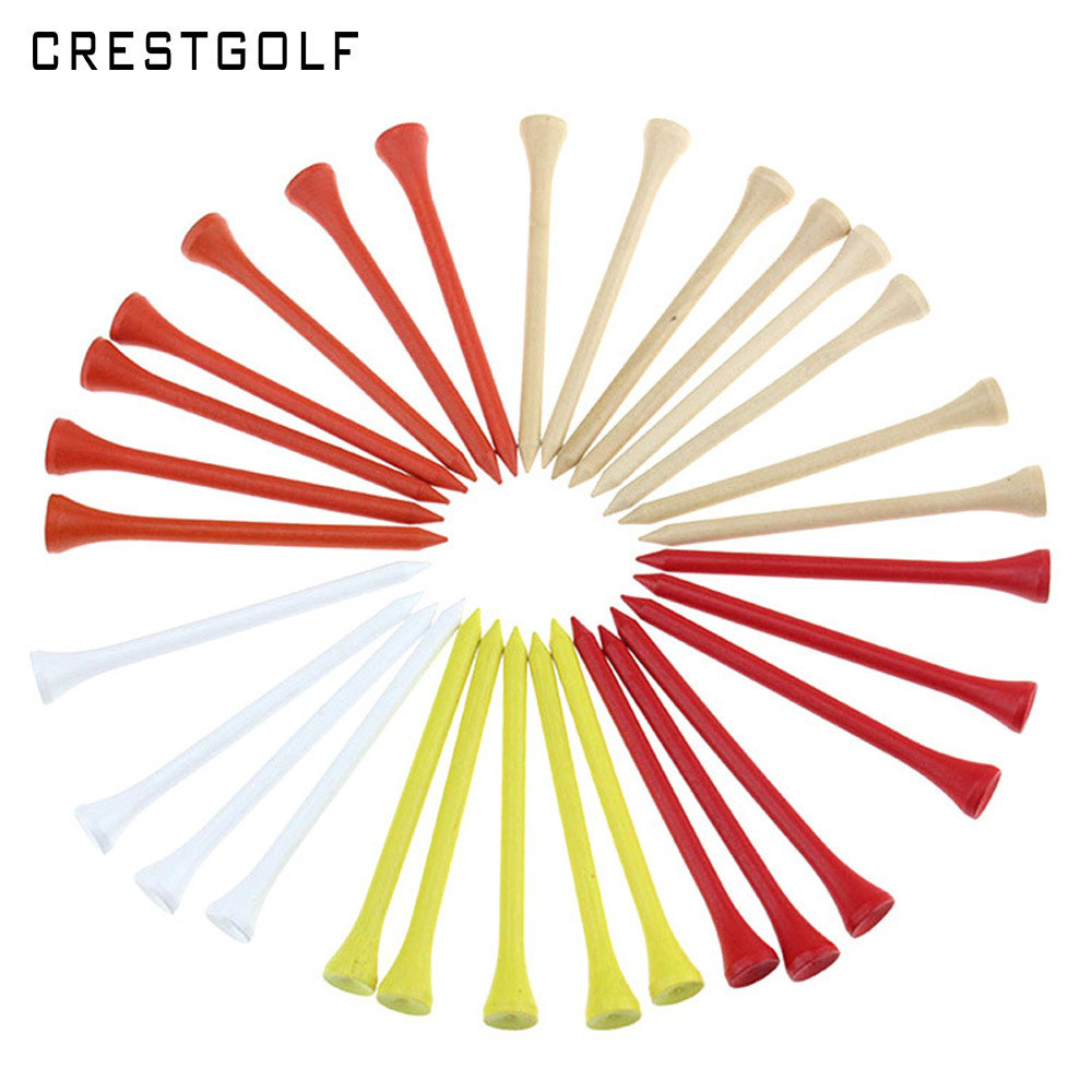 高爾夫球釘木釘83mm高爾夫木釘木質球釘球TEE量大可印logo多色選