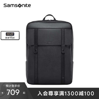 Samsonite/新秀麗時尚通勤後背包男 大容量潮流商務電腦包書包TQ5