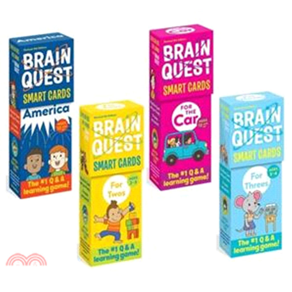 Brain Quest Smart Cards Set 2 (共4種)(盒裝)/Workman【禮筑外文書店】