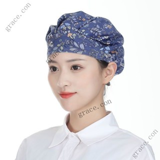 ✨新品特價/免運促銷#廚房帽子女傢用做飯廚師帽護士衛生防塵帽防油煙烘焙餐飲工作帽