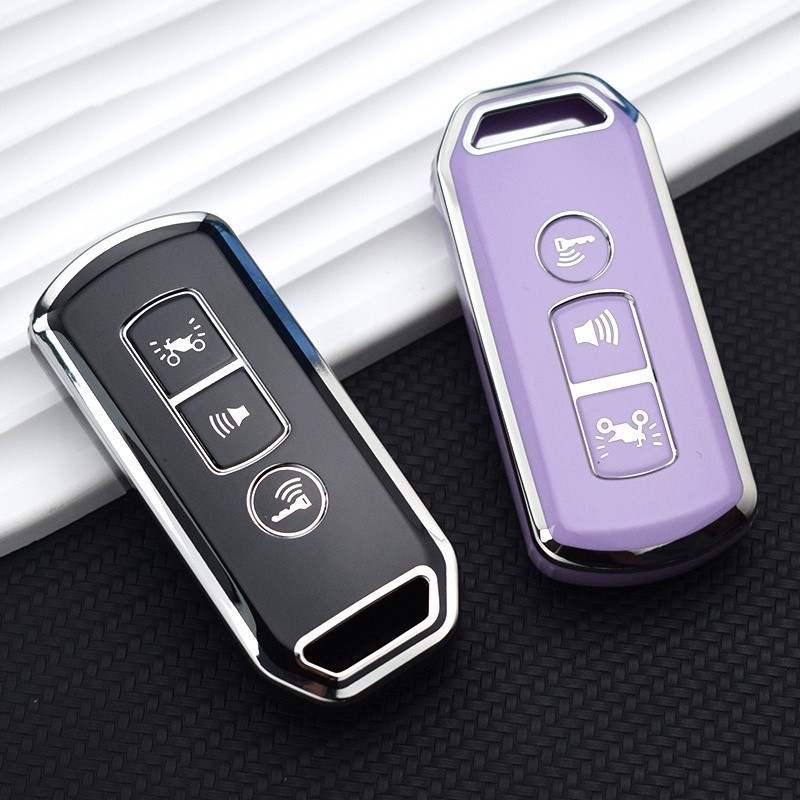 HONDA Tpu 鑰匙包智能鑰匙套外殼鑰匙扣適用於本田 Forza 250 350 X-ADV 750 SH150i