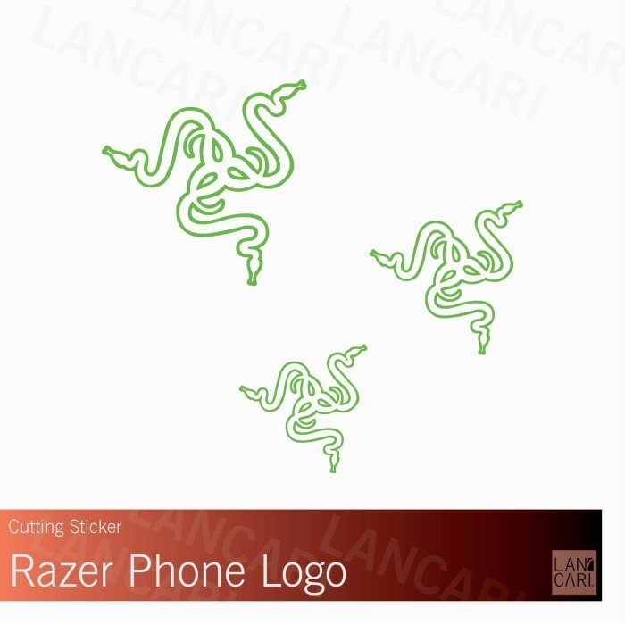貼紙 Razer 手機標誌切割 Macbook 筆記本電腦乙烯基切割貼紙