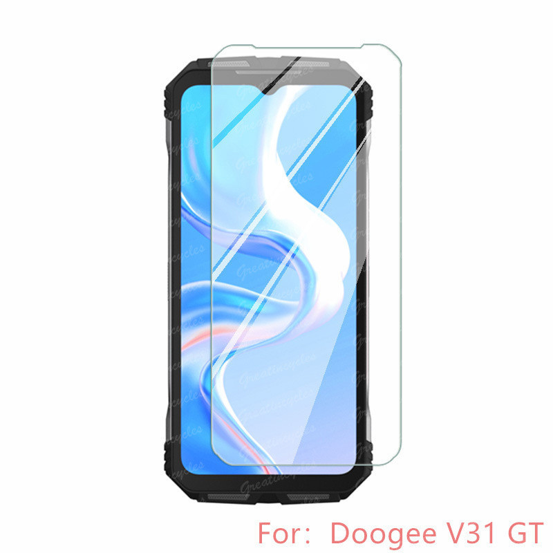 Doogee V31 GT 透明鋼化玻璃 9H 2.5D 優質屏幕保護膜防爆膜