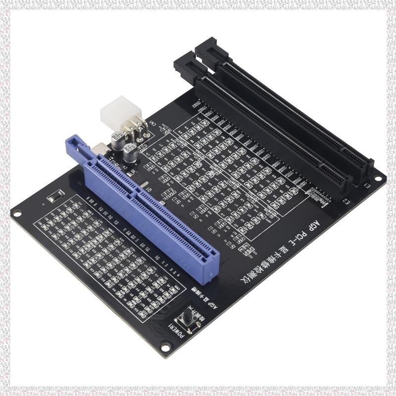 (U P Q E)AGP PCI-E X16 兩用插座測試儀顯示圖像顯卡檢查器測試儀顯卡診斷工具