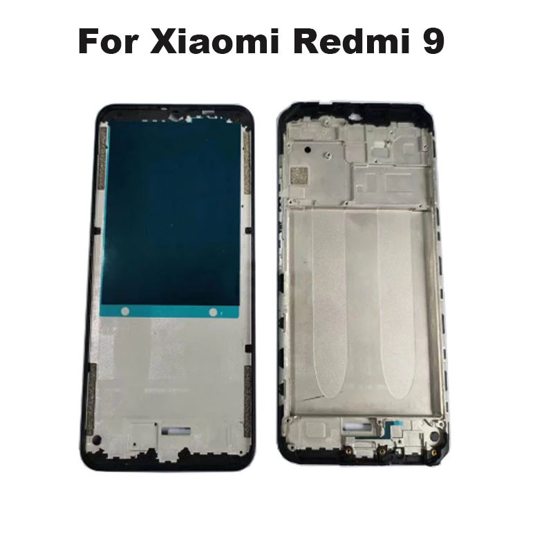 XIAOMI 全新適用於小米 Redmi 9 中框前擋板外殼外殼後中板型號液晶支撐支架