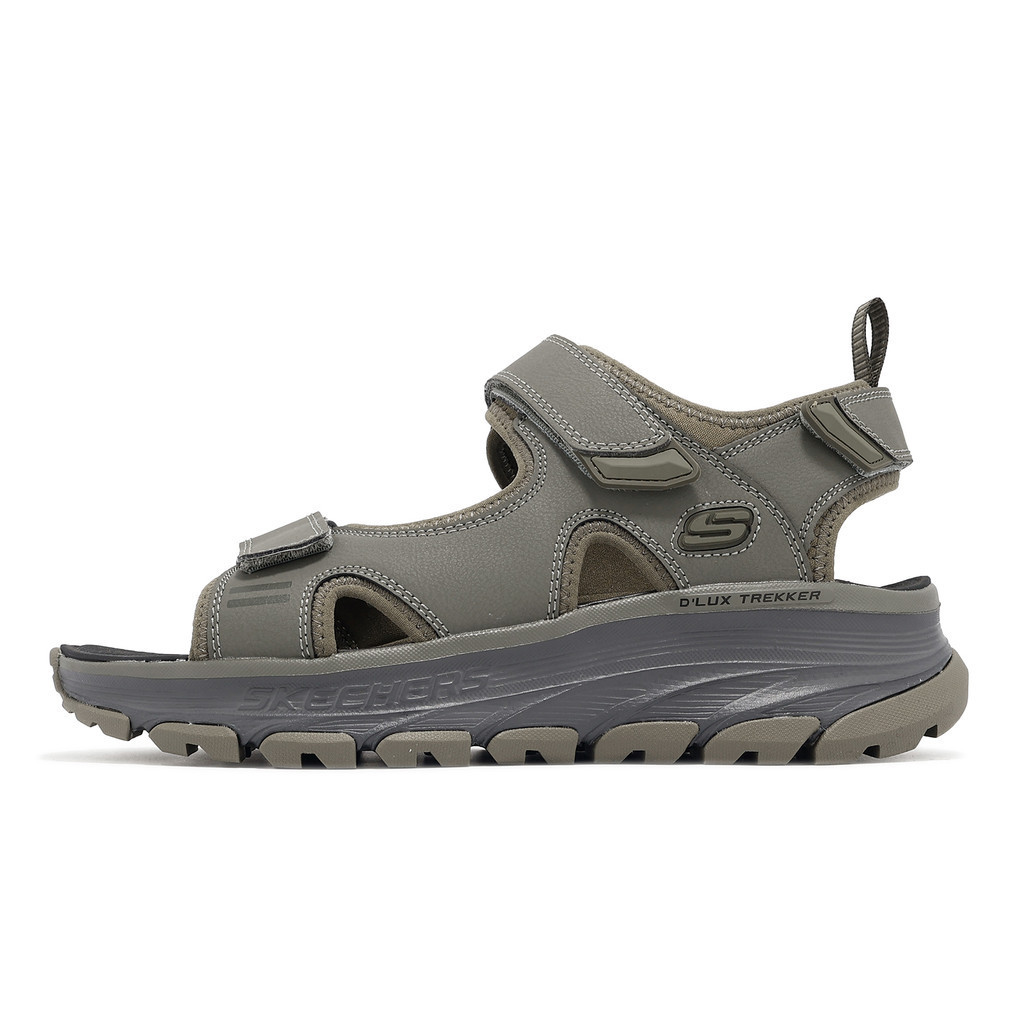 Skechers 戶外鞋 D Lux Trekker Sandal 男鞋 橄欖綠 涼鞋 [ACS] 237580OLV