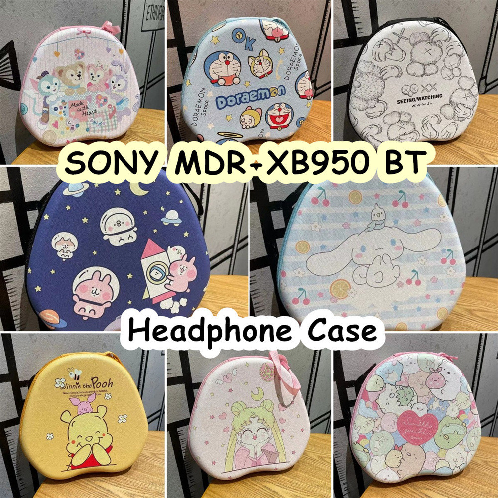 索尼 【imamura】適用於 Sony MDR-XB950 BT 耳機套炫酷卡通圖案耳機耳墊收納包外殼盒