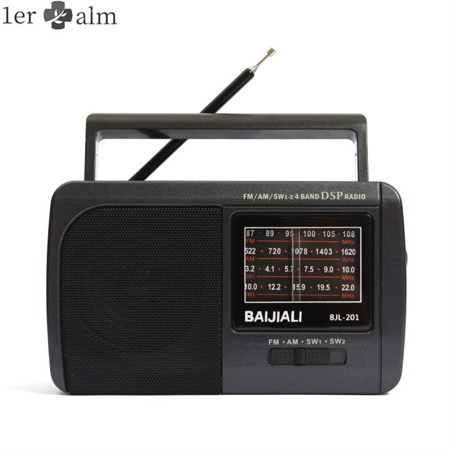 清倉促銷!!
 Bjl-201 AM FM SW 收音機帶伸縮天線提手易於調節收音機揚聲器便攜式