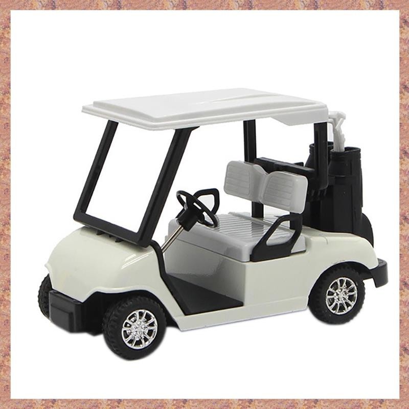 (T F H O)玩具高爾夫球車高爾夫合金迷你模型高爾夫球車超級迴力功能高爾夫球車玩具新奇聖誕禮物