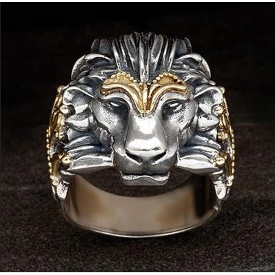 【戒指】創意款動物造型男士戒指百搭獅子頭百搭個性潮時尚飾品戒子女生指環戒指飾品