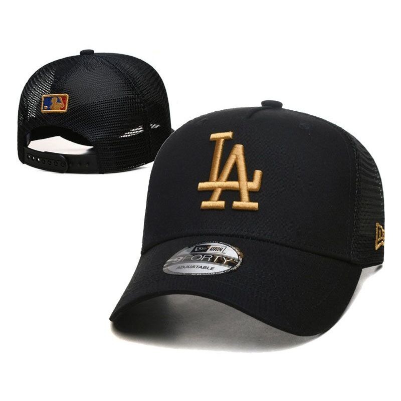 帽子成人洛杉磯道奇隊棒球帽男式女式 MLB 9forty 網眼卡車司機帽高爾夫帽刺繡可調節帽子 L1CB