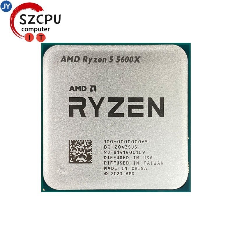 【現貨】amd Ryzen 5 5600x R5 5600x 3.7 GHz 6核12螺紋CPU處理器7nm 65W L
