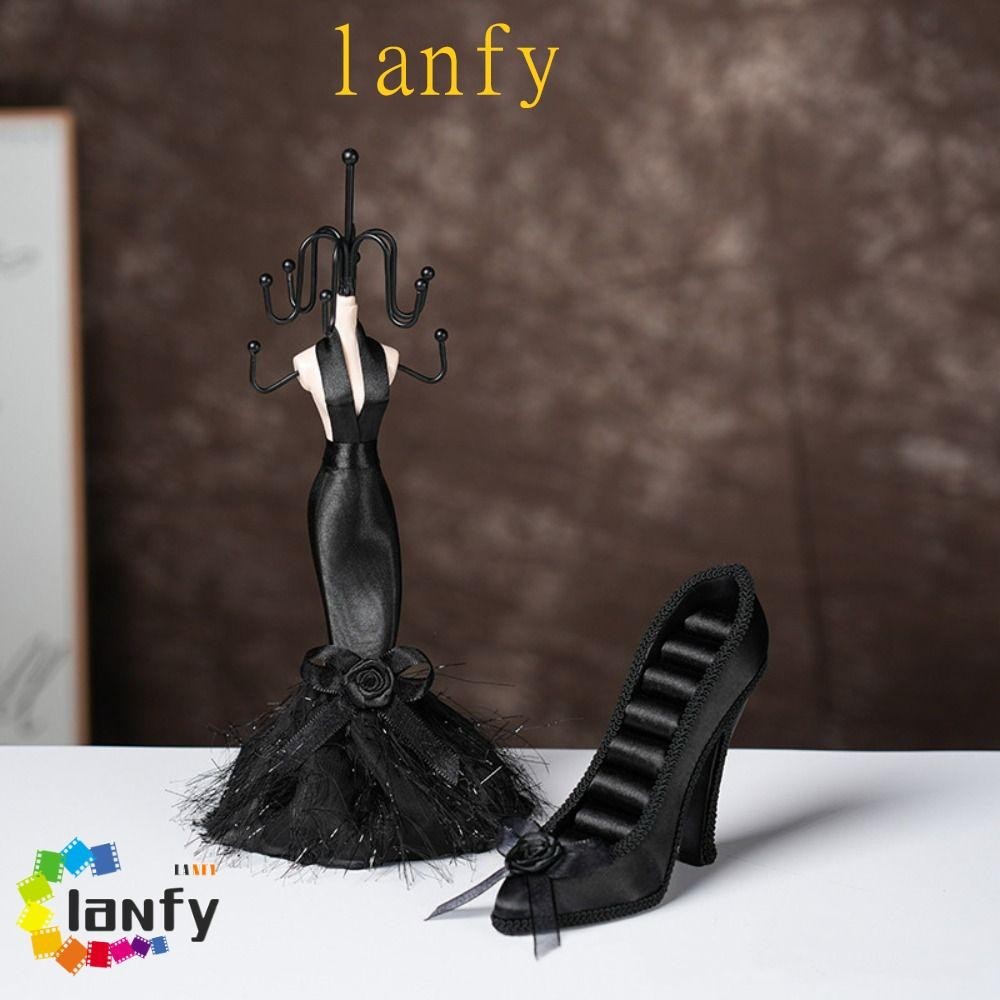 LANFY項鍊人體模型展示架,沙發高跟鞋高跟鞋飾品展示架,連衣裙奢侈品優雅魚尾裙珠寶支架珠寶展示