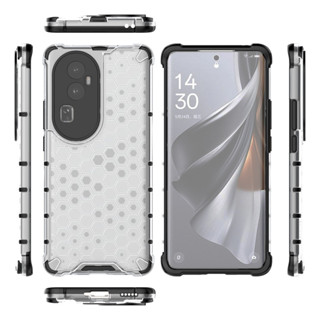 殼小二 蜂巢四角氣囊防摔 簡約透明全包保護殼 OPPO reno11 reno10 Pro 手機殼 保護套 防摔殼 外殼