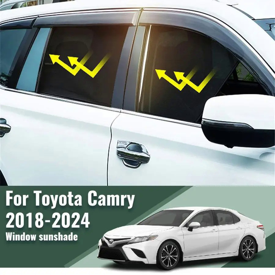 CAMRY 豐田凱美瑞 XV70 2018-2023 2024 汽車遮陽板前擋風玻璃磁性網簾後側窗遮陽板遮陽板
