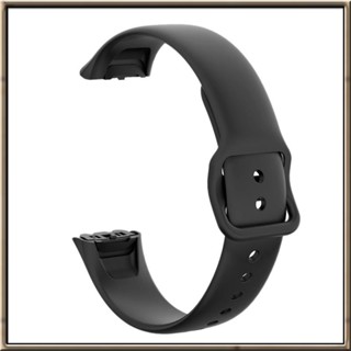 SAMSUNG 適用於三星 Galaxy Fit SM-R370 錶帶的運動錶帶錶帶軟矽膠替換錶帶錶帶黑色