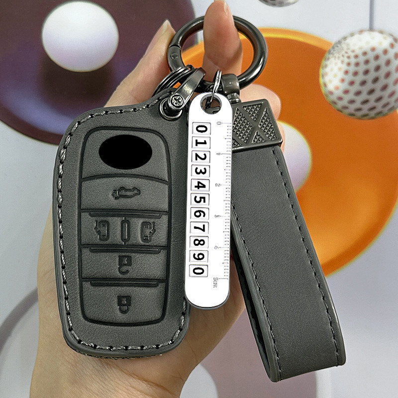 5 按鈕汽車鑰匙套蓋適用於豐田 Sienna 智能鑰匙扣 2021 2022 遙控鑰匙保護套配件