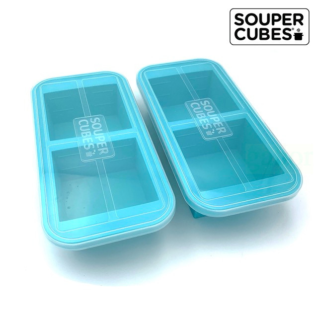 大侑 Souper Cubes 食品級 矽膠 保鮮盒  2格 4格 收納 便當盒 野餐 盒【蜜蜂超市 BeeMart】