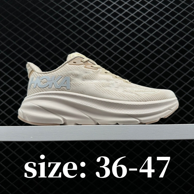 Hoka Clifton 9男女專業緩震跑鞋36-47碼超大運動鞋