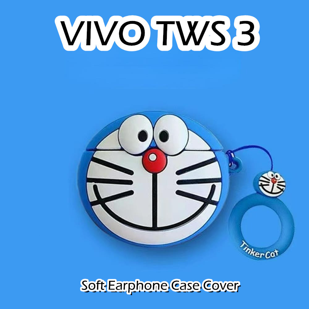 【快速發貨】適用於VIVO Tws 3 Case 情侶可愛卡通造型軟矽膠耳機套外殼保護套 NO.2