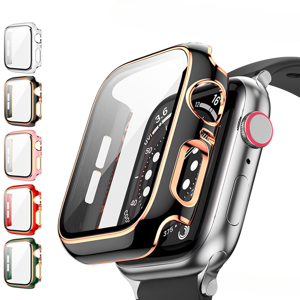 適用蘋果手錶 iwatch9 保護殼膜一體apple watch76543 全包防摔保護套 38mm/49mm 手錶殼