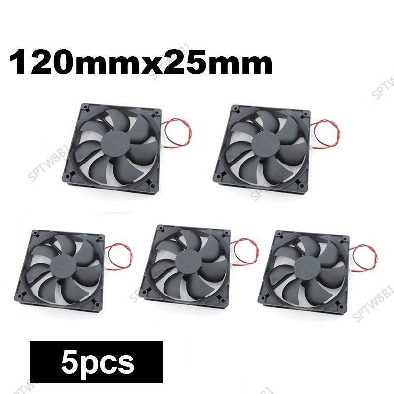 5pcs/pack DC 5V 12V 24v 120mm 12cm 12025 風扇 120mm*120mm*25mm