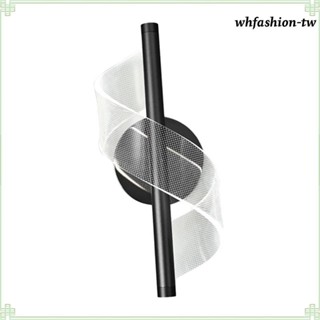 [WhfashionTW] 現代壁燈,燈具 LED 照明,螺旋亞克力豪華,12W 壁燈,用於床頭室內裝飾的 LED 鋁壁