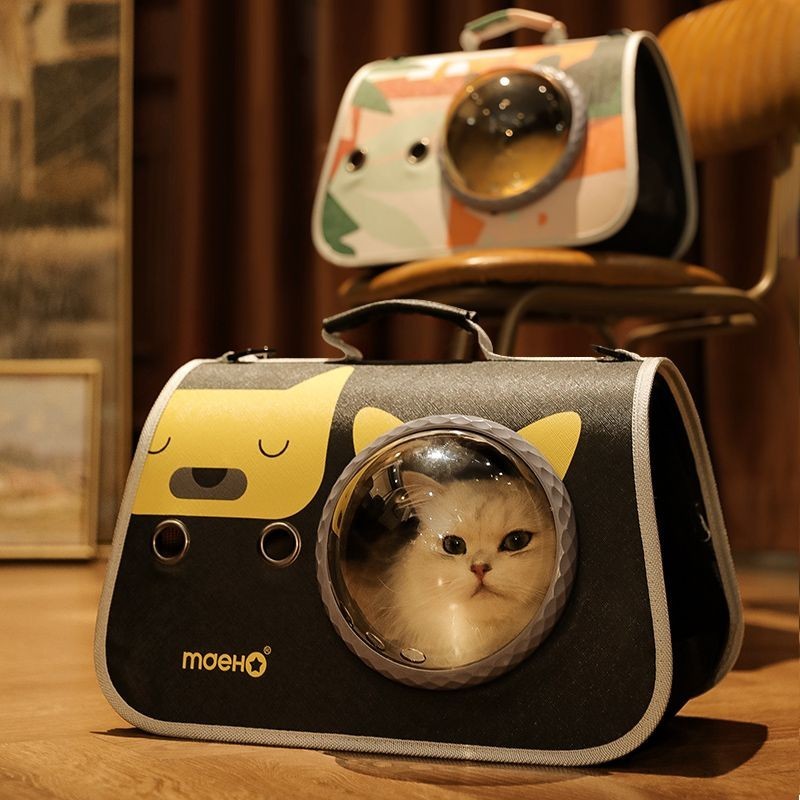 貓包外出便攜貓籠子斜背包斜跨貓咪手提包太空艙寵物包貓咪太空包*&amp;*&amp;