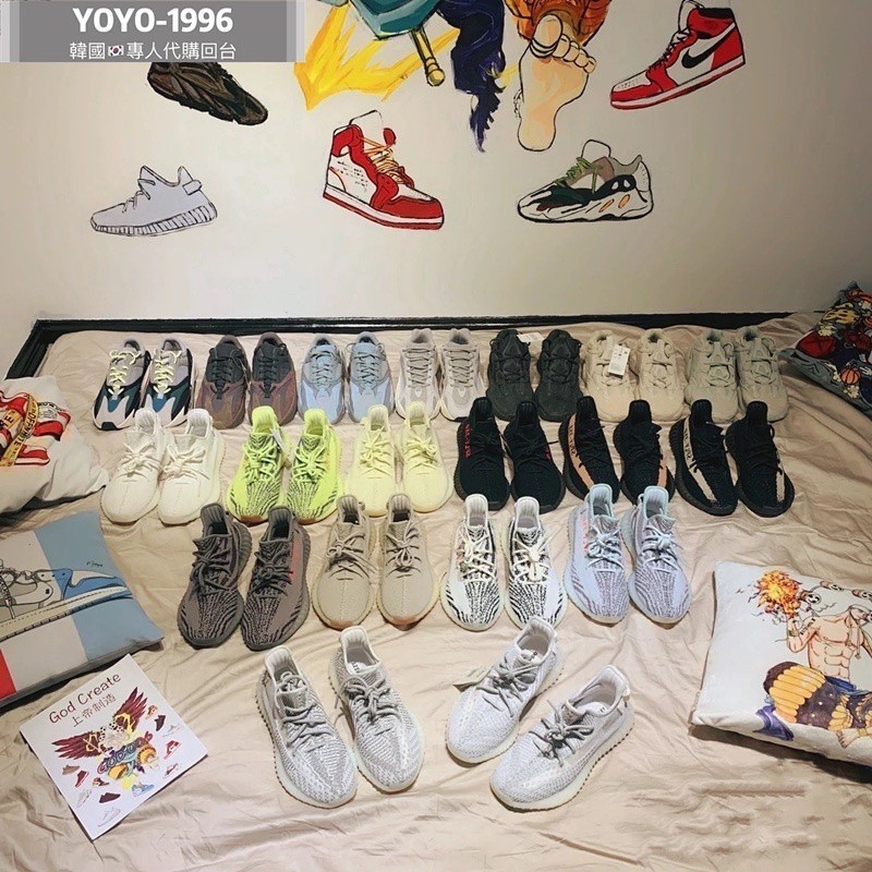 高品質  ADD Yeezy Boost 350 V2 全白 黑天使 滿天星 椰子跑步鞋 休閒鞋 男鞋