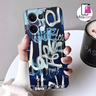 Mc Softcase Oppo Reno 13 5G 最新 2025 材料全橡膠 Hotam 柔性融合外殼抽像圖案 O