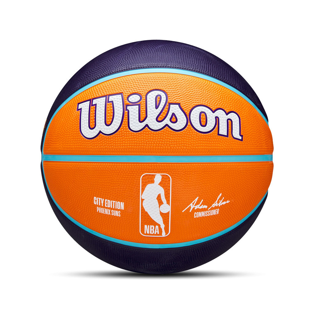 Wilson NBA Team City Edition 鳳凰城太陽 橡膠 室外 耐磨  籃球 7號球【ACS】
