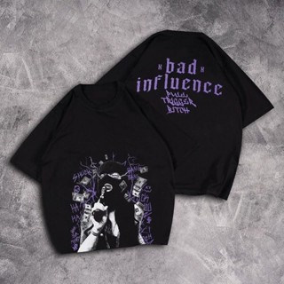 T 恤 OVERSIZE 女士 Bad Influence Material PE RAYON FIT XL T 恤 D