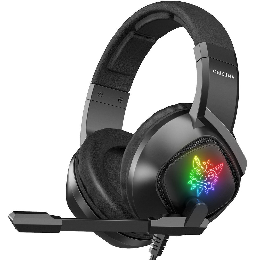 頭戴式遊戲耳麥耳機有綫電腦RGB燈PS4喫鷄耳機