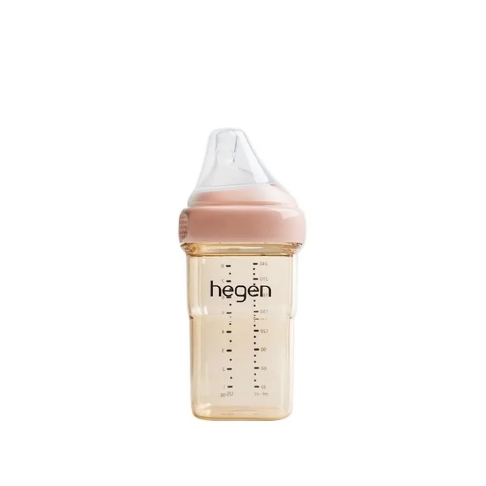 【hegen】  金色奇蹟PPSU多功能方圓型寬口奶瓶 240ml - 3色可選/母嬰用品/新生禮/月子中心/不含塑化劑